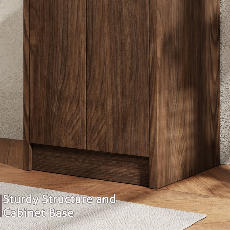 Ensemble de meuble-lavabo en bois 24 po avec lavabo, robinet et drain Sharee, Brun