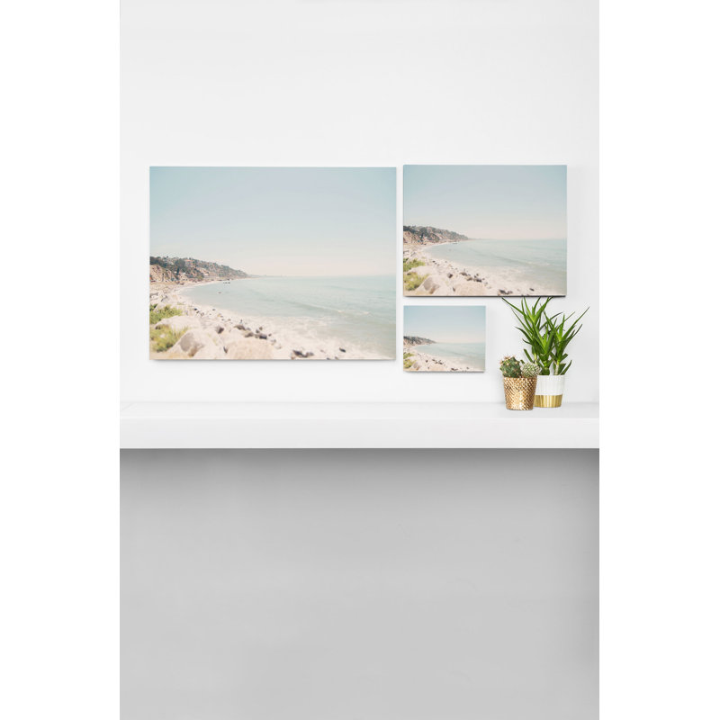 «So Cal Chic Malibu Mint», photographie, H 24 po x l 30 po x P 2 po, Toile tendue, Pas de tapis