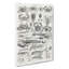 Study of Crustaceans by Oliver Goldsmith - Wrapped Canvas Drawing - Wrapped Canvas-55338462