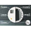 Huldar Glass Flat Wall Mirror