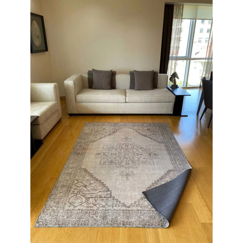 Toscana Washable Moroccan Indoor / Outdoor Rug, Square 3'3"