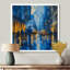 Bleu, bleu, liberté, banque, Banks - Banks, art mural, salon-408946991-408946980