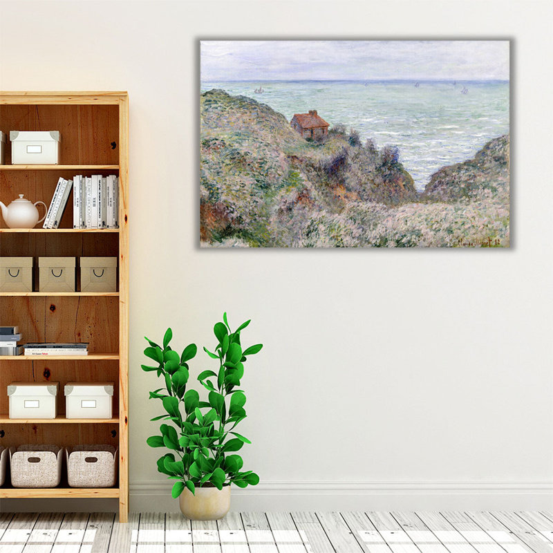 Cabine de la montre des douanes, 1882 - reproduction d'art sur toile, H 32 po x l 48 po