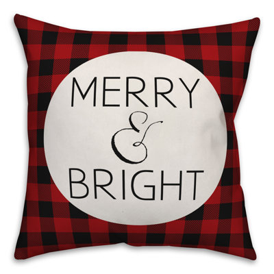 Coussin décoratif "Merry and Bright"
