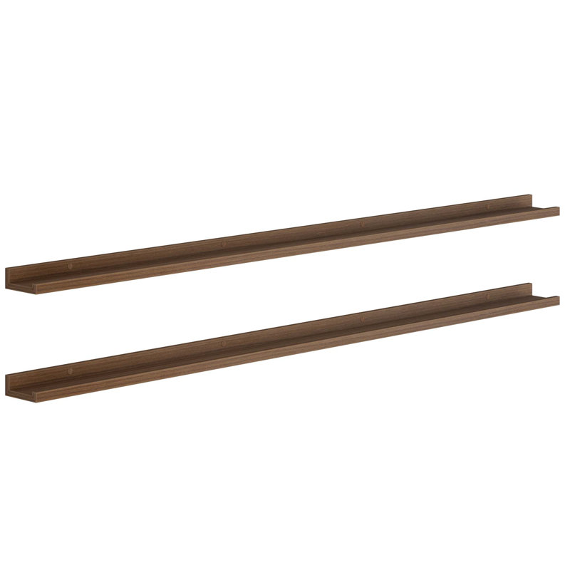 Tablette murale 2 pièces Wendyann, H 1,64 po x l 60 po x P 3,7 po