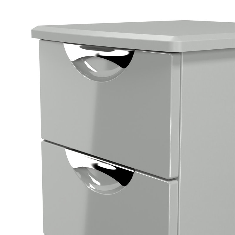 Rutilio 40cm W Manufactured Wood Bedside Table