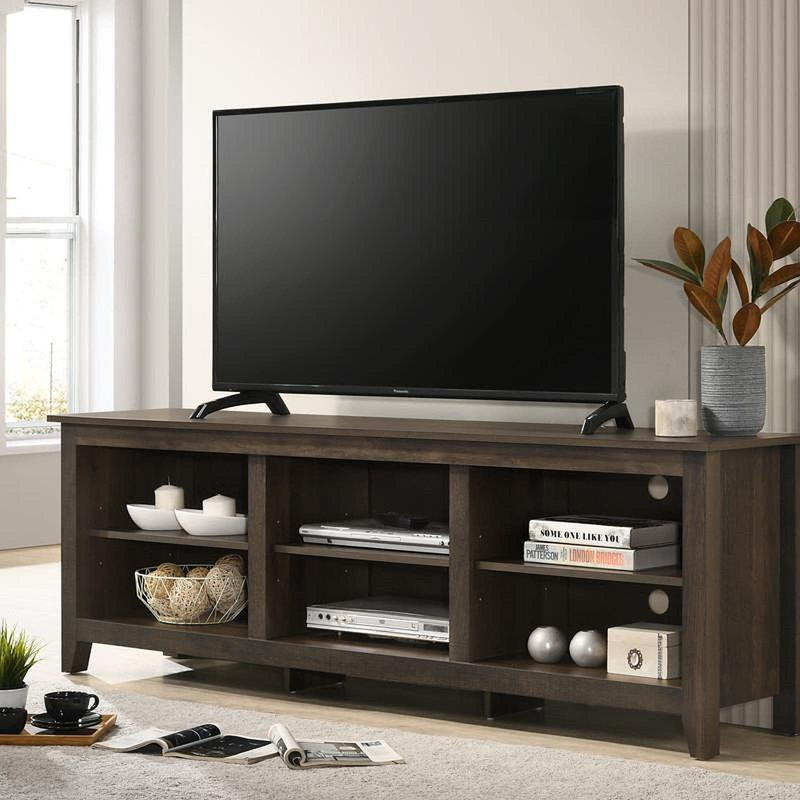 Crédence de rangement Si 70 '' Si, Brun