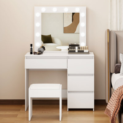Bergsveinn Dressing Table with Mirror