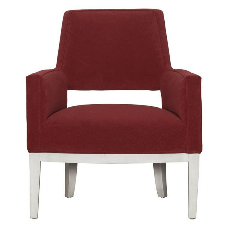 Fauteuil l 29 po Libby Langdon Maycroft, Amande chamois, 9409 Sauge