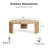Blitar Round Solid Wood Coffee Table