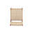 Patio 7-Piece Acacia Wood Dining Set With Slatted Table & Woven Straps-124608899-124608897