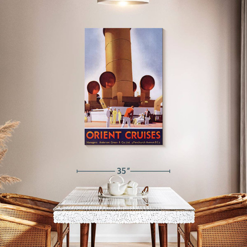 Mehar Orient Cruises, 45" H x 30" W