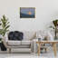 Cadre flottant Majestic Moonrise Landscape, design par Nancy Crowell-615281959-615281957