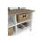 Hall Tree 31.73'' Wide with Bench and Shoe Storage-1730326106