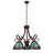Victorian 5 - Light Glass Dimmable Classic / Traditional Chandelier