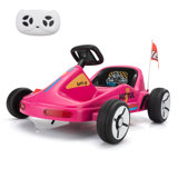 12v Kids Go Kart, Outdoor Battery Powered Ride On Car For Boys And Girls Aged 3-8, Childrens Electronic Toy Go Kart With 2 Speed Modes, Remote Control,bluetooth