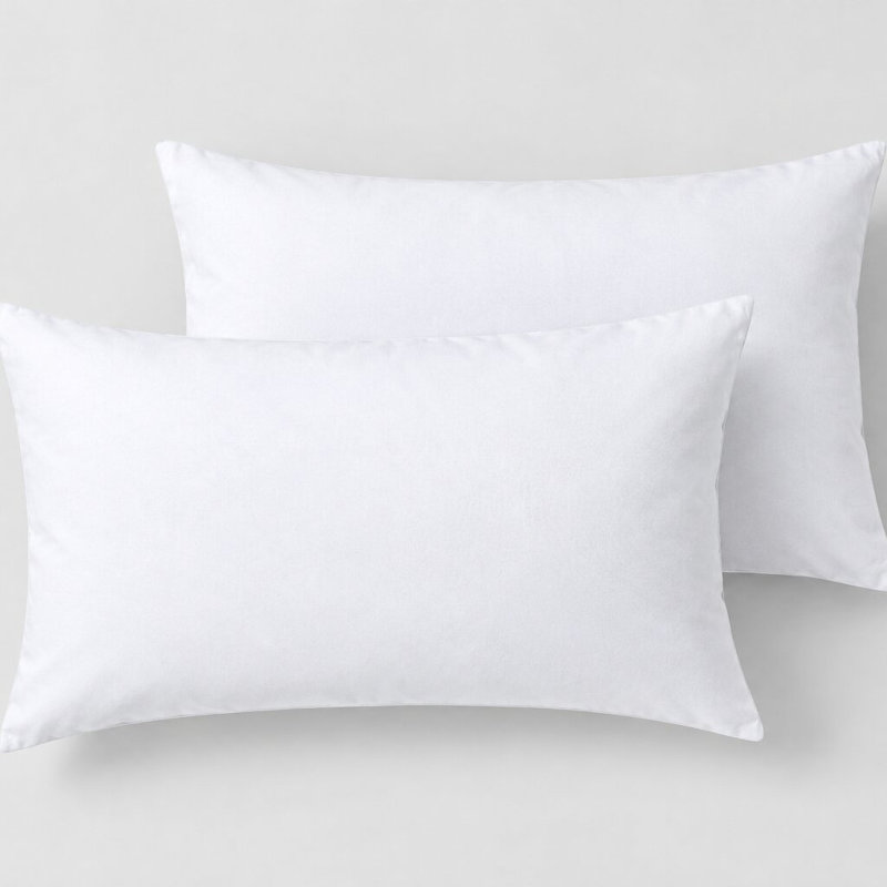 Protège-oreillers imperméables avec fermeture à glissière cachée, housses de coussin moelleuses et respirantes (ensemble de 4)