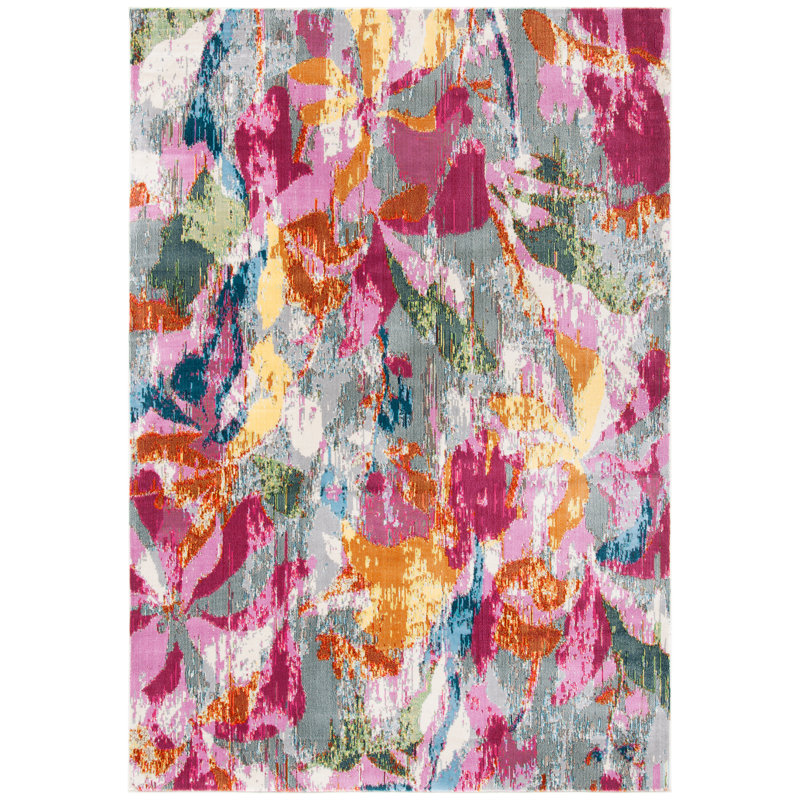 Swinson Abstract Hand Woven Area Rug, Rectangle 122 x 183 cm