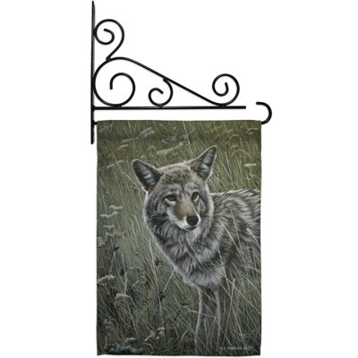 Double Sided 18.5'' H x 13'' W Polyester Animal Flag Set