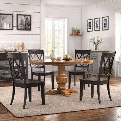 Sloan 4-Person Rubberwood Dining Set