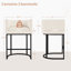 Tabouret de comptoir rembourré Charney