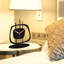 Analogue Metal Mechanical Tabletop Clock Black
