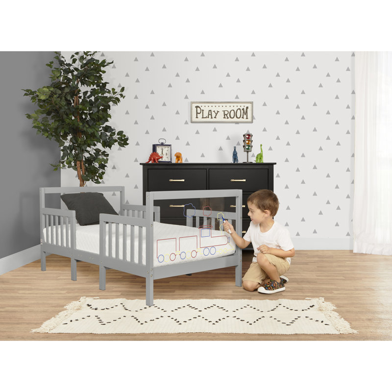 Aliyssa Toddler Convertible Bed by Harriet Bee, Gray