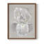 Iris blanc I, reproduction encadrée - bois massif-401403283-401403282