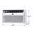 Frigidaire 12,000 BTU 230V 550 Sq. Ft. Wall Air Conditioner in White-125100334
