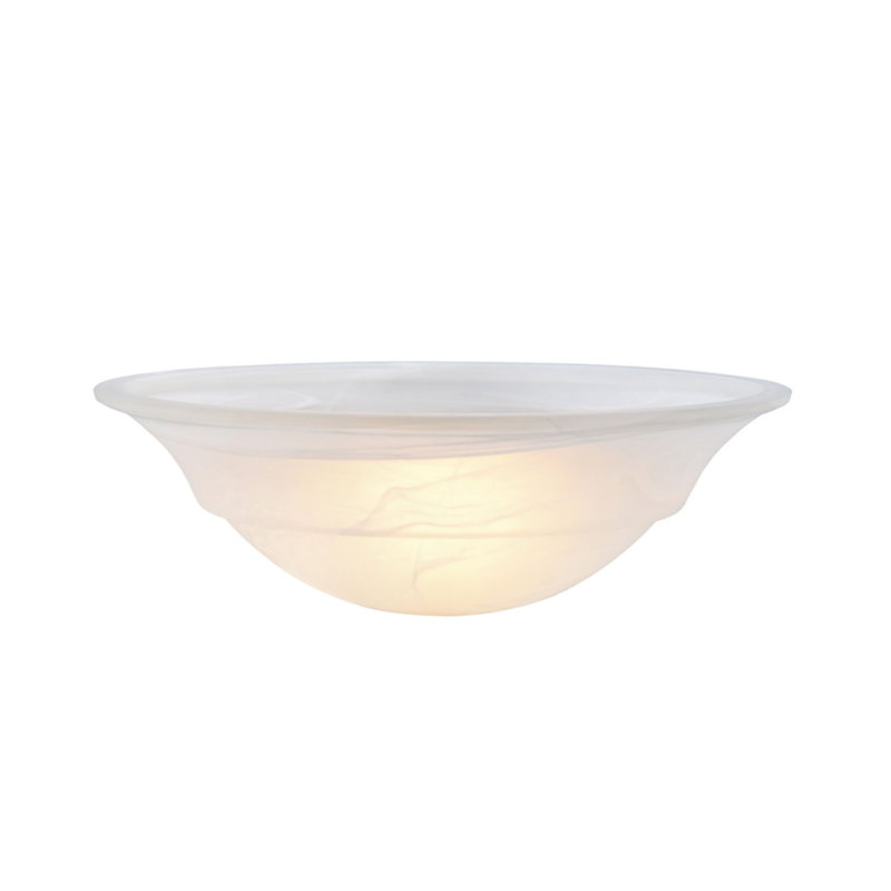 Abat-jour d'intérieur en verre 15 "