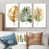 Toile naturelle avec cadre flottant