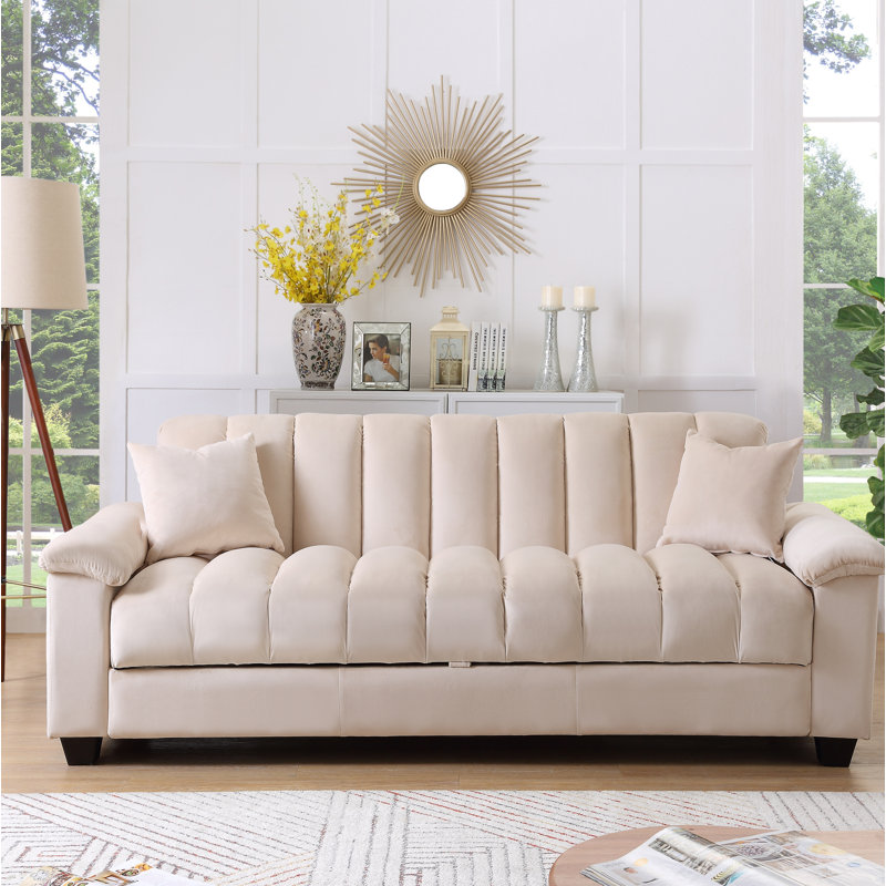 Canapé-lit Cesella, Beige