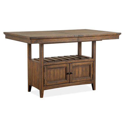 Radimir Extendable Pine Solid Wood Base Dining Table