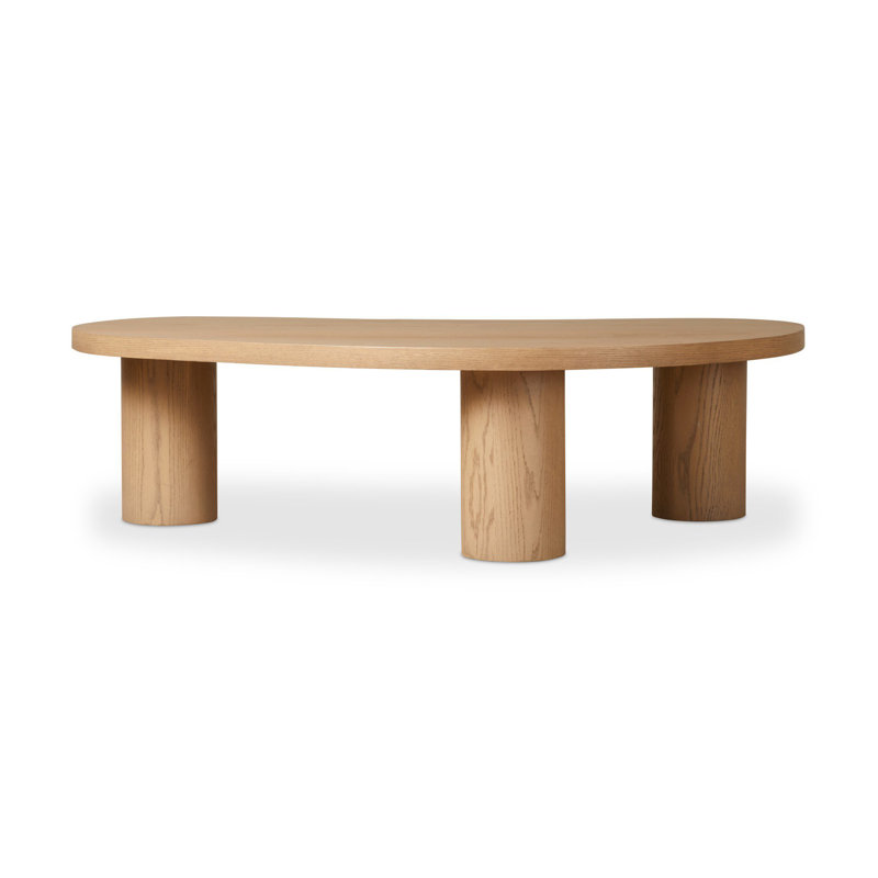 Joji Nesting Coffee Table-Large-Natural Oak Veneer, 16" H x 60" W x 37" D
