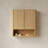 Wall-Mounted Striped Bathroom Cabinet With 2 Doors-842051619