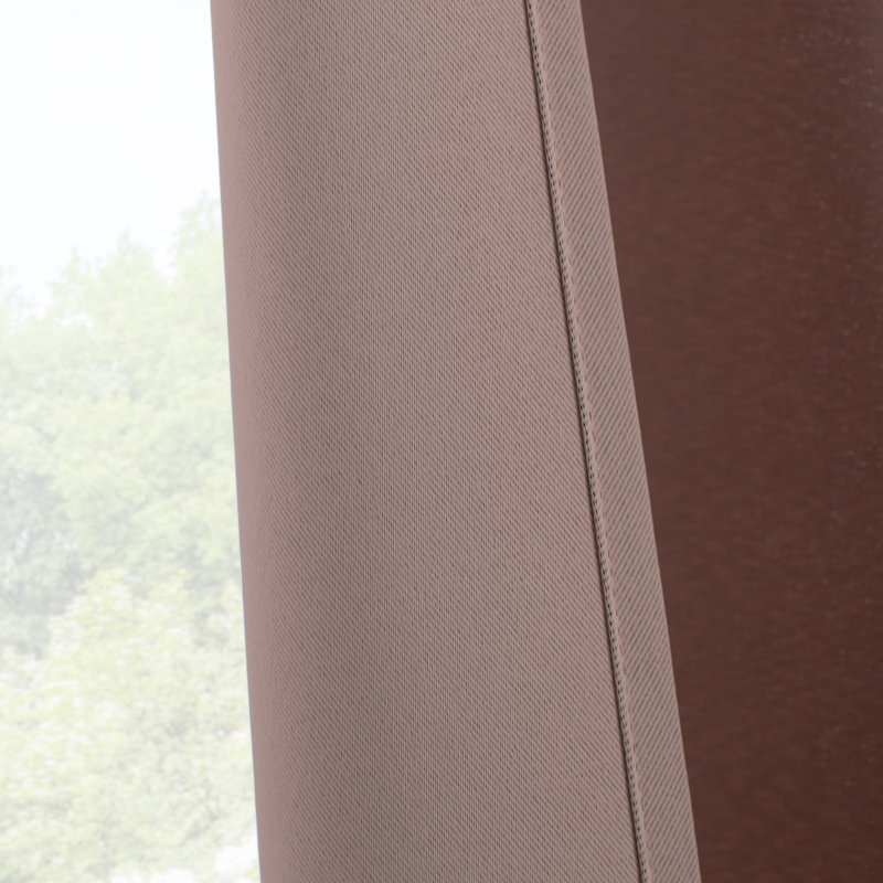 Wayfair Basics® Millen Thermal Blackout Tab Top Curtain Panel, 40" W x 63" L, Blush