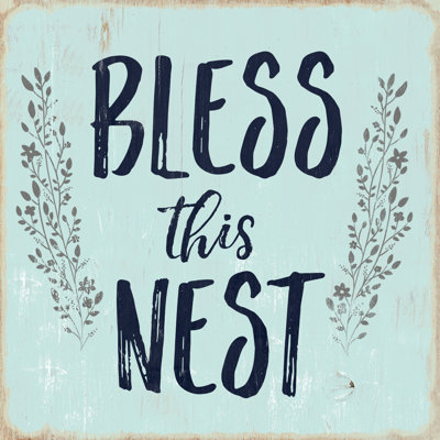 Bless Nest - Wrapped Canvas Print