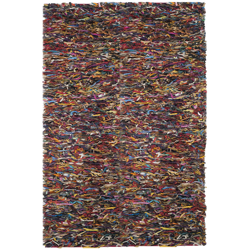 Tapis en cuir Godsey, Rectangle 8 pi x 10 pi
