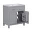 Meuble-lavabo 30 po avec lavabo en céramique-424747912