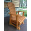 Pavillon de jardin d'extérieur 2 pi. Alajbegu Fauteuil oscillant en cèdre, fabrication Amish-1642928980