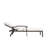 Adjustable Aluminum Cast Chaise Lounge with Wheels, Weather-Resistant-809840259