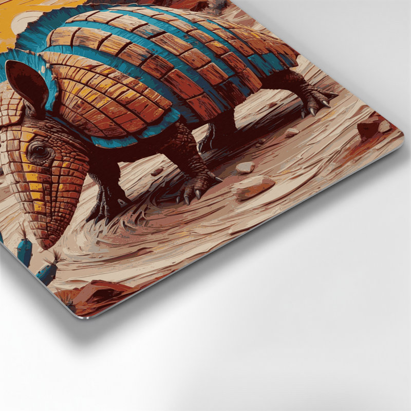 «Southwestern Animals», art mural brun en métal 3, H 96 po x l 96 po x P 0,05 po