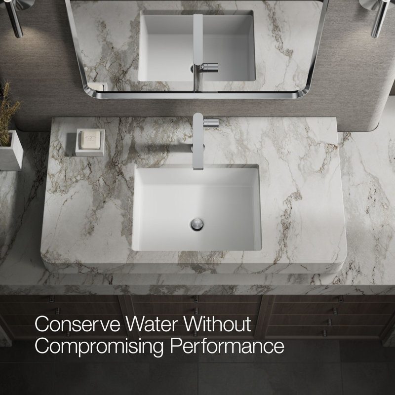 Single-Handle Bathroom Faucet with Drain Assembly, Polished Chrome