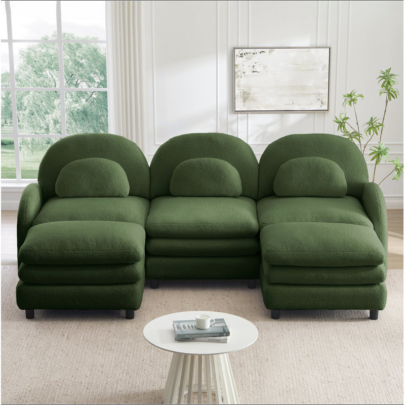 Canapé 3 places Teddy, Green Teddy