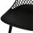Outdoor Dining Chairs - Lily Chair With Weather- Property And Diamond Mesh Pattern, Black, 32.34 In. Height Chair Stable Construction In Black Polypropylene, Weather Resistance, 22.05 Width, 20.3