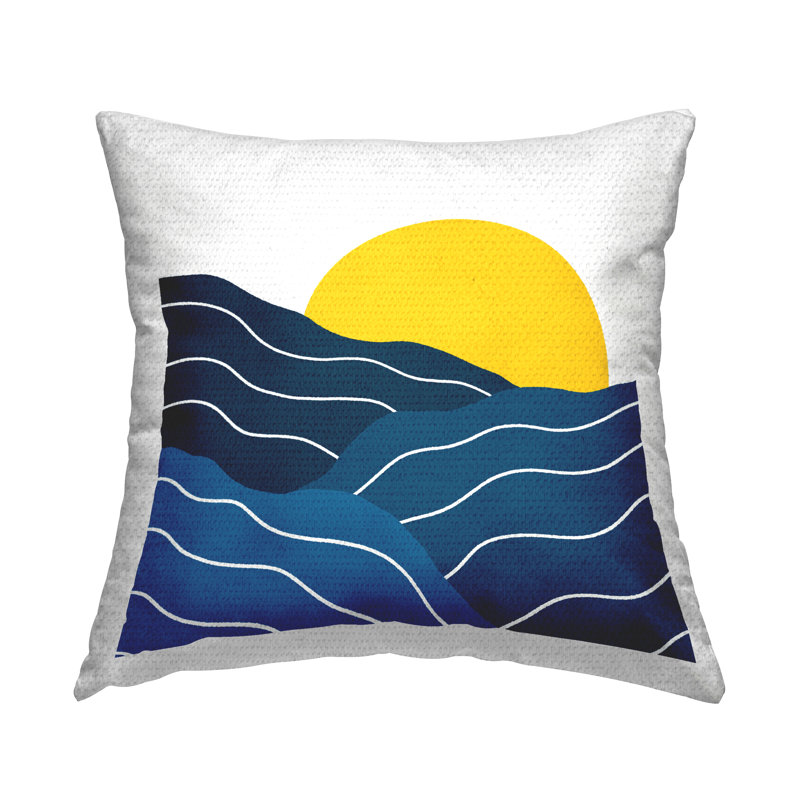 Coussin Crisscross Sea Waves