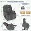 Fauteuil inclinable électrique avec poche latérale-209778731