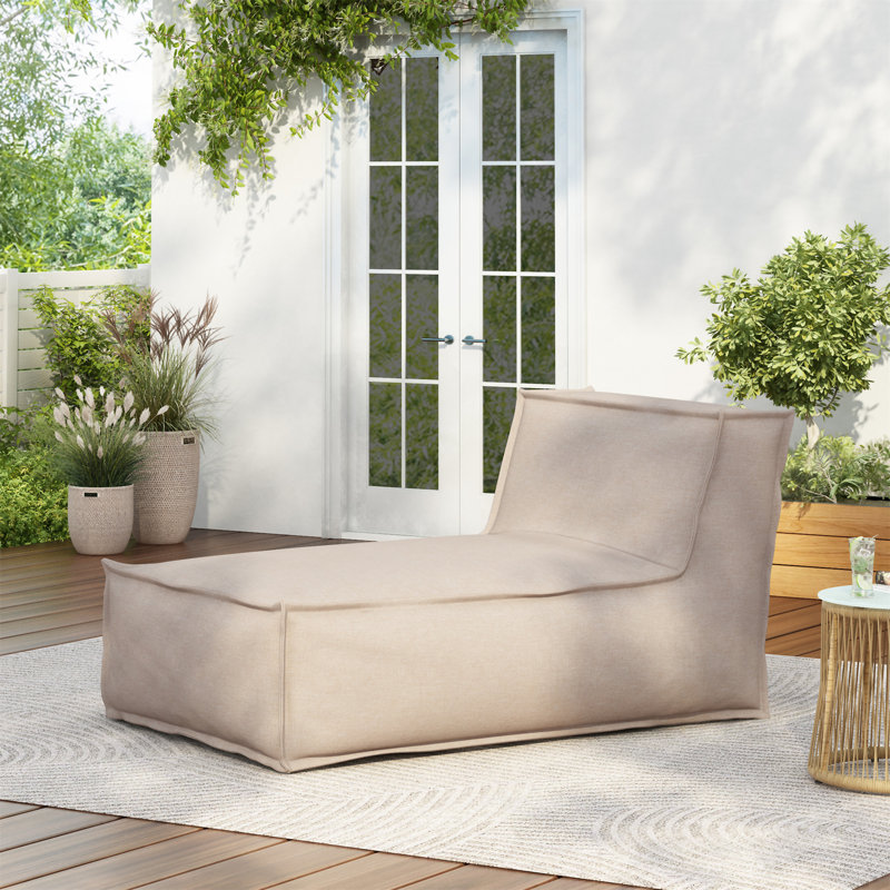 Fauteuil à billes Ramona, Rembourrage en mousse beige