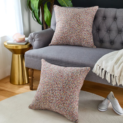 Textured Outdoor Throw Pillow