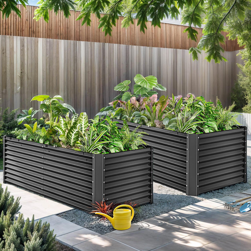 Tanusha Metal Raised Garden Bed